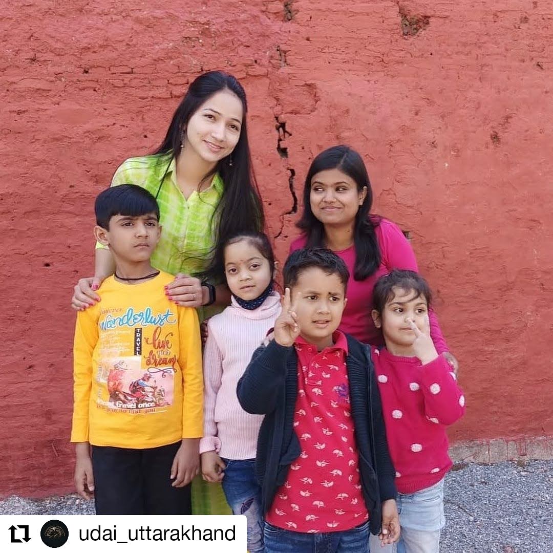 A loving Indian family supporting their child